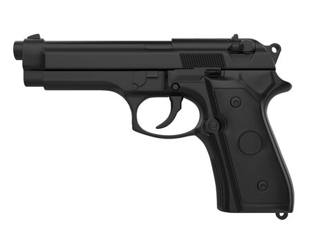 Handgun Pistol Isolatedの写真素材