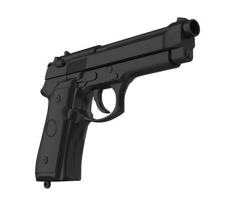Handgun Pistol Isolatedの写真素材