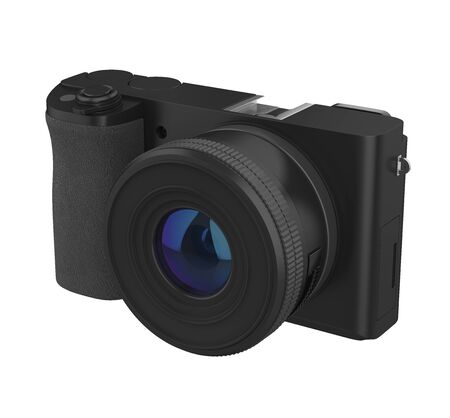 Digital Camera Isolatedの写真素材