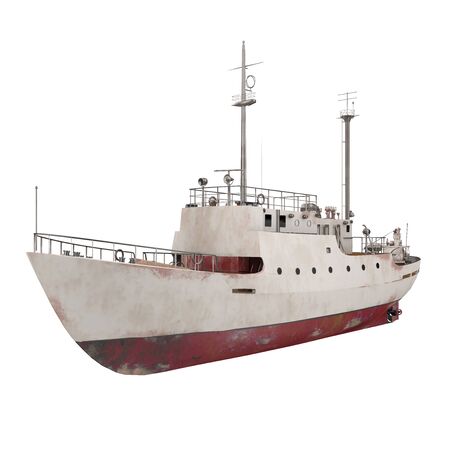 Fishing Ship Isolatedの写真素材