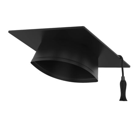 Graduation Cap Isolatedの写真素材