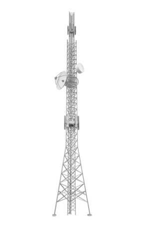 Communication Tower Isolatedの写真素材