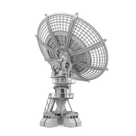 Satellite Dish Antenna Isolatedの写真素材