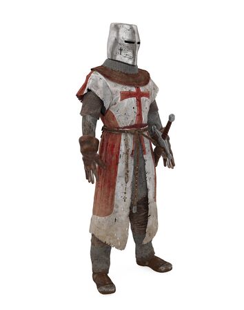 Templar Knight Armor Isolatedの写真素材