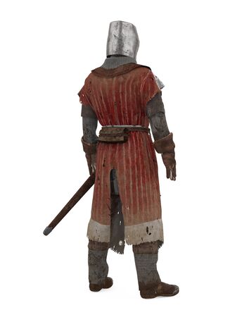 Templar Knight Armor Isolatedの写真素材