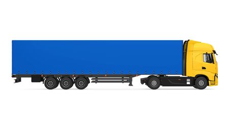 Container Truck Isolatedの写真素材