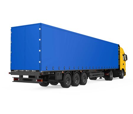 Container Truck Isolatedの写真素材