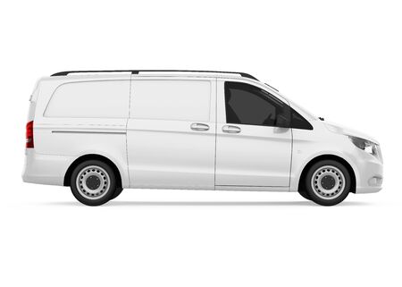 Delivery Van Isolatedの写真素材