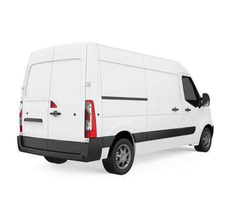 Delivery Van Isolatedの写真素材