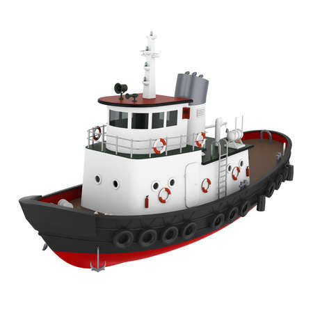 Tugboat Isolatedの写真素材