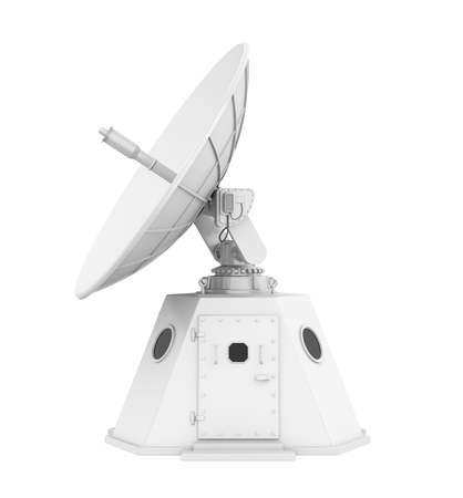 Satellite Dish Antenna Isolatedの写真素材