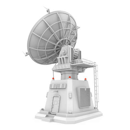 Satellite Dish Antenna Isolatedの写真素材