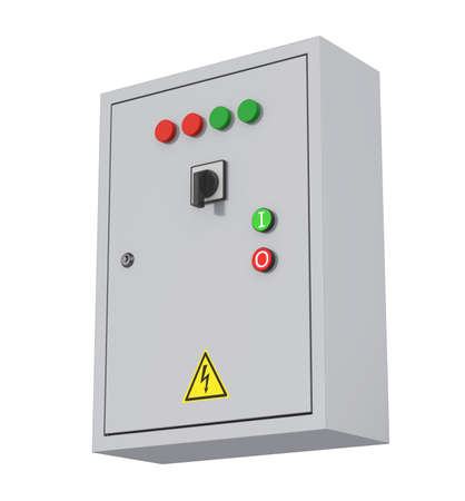 Fuse Box Isolatedの写真素材
