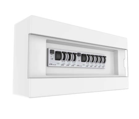 Fuse Box Isolatedの写真素材