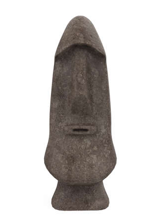 Moia Statue Isolatedの写真素材