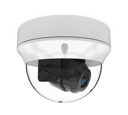 Dome CCTV Security Camera Isolatedの写真素材