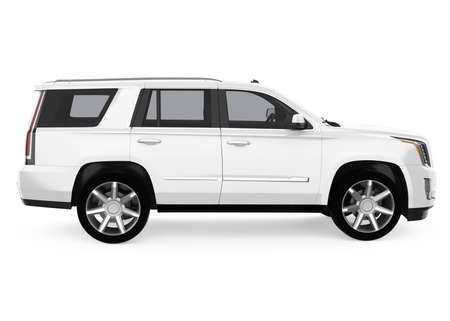 SUV Car Isolatedの写真素材