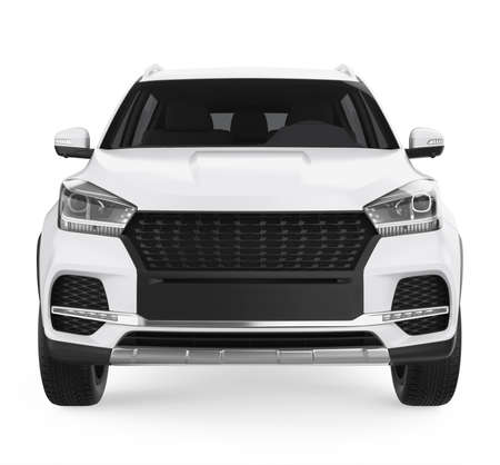 SUV Car Isolatedの写真素材