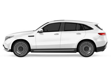 SUV Car Isolatedの写真素材