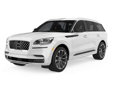 SUV Car Isolatedの写真素材
