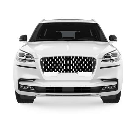 SUV Car Isolatedの写真素材