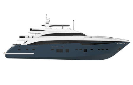 Pleasure Yacht Isolatedの写真素材