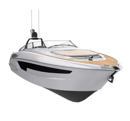 Speedboat Isolatedの写真素材