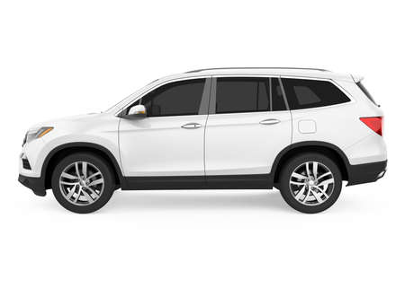 SUV Car Isolatedの写真素材