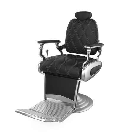 Barber Chair Isolatedの写真素材