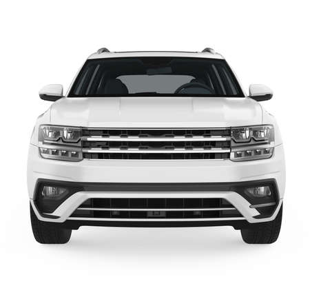 SUV Car Isolatedの写真素材