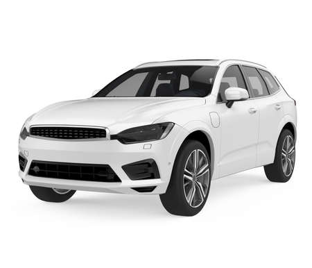 SUV Car Isolatedの写真素材