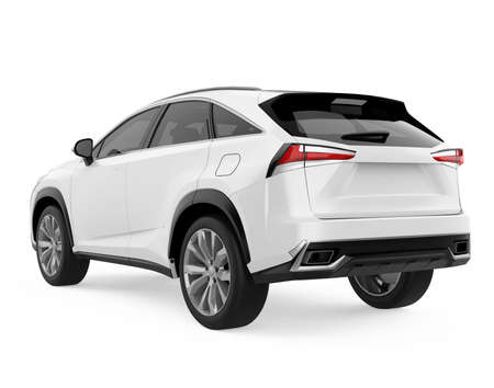 SUV Car Isolatedの写真素材