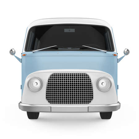 Old Van Isolatedの写真素材