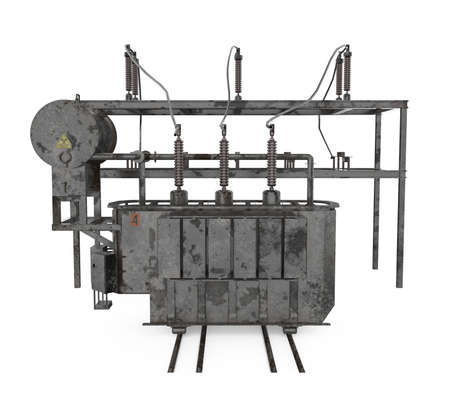 High Voltage Power Transformer Isolatedの写真素材