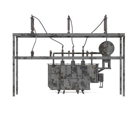 High Voltage Power Transformer Isolatedの写真素材