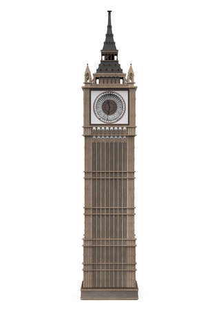 Big Ben Isolatedの写真素材