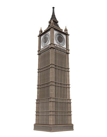 Big Ben Isolatedの写真素材