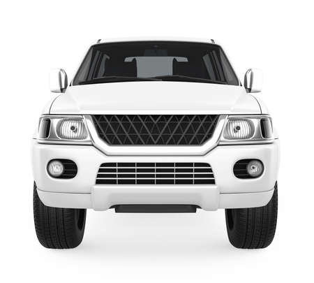 SUV Car Isolatedの写真素材