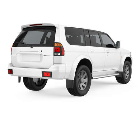 SUV Car Isolatedの写真素材