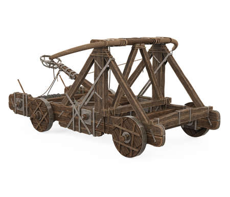 Roman Catapult Isolatedの写真素材