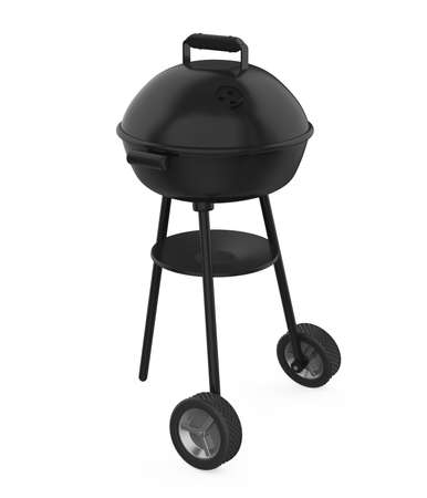 Charcoal Grill Isolatedの写真素材