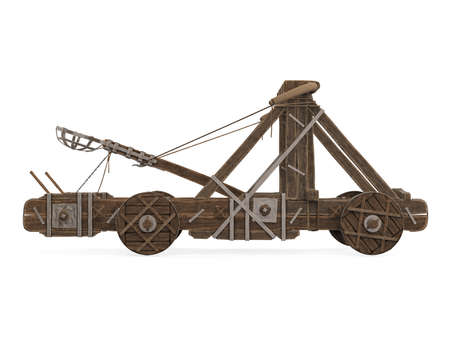 Roman Catapult Isolatedの写真素材