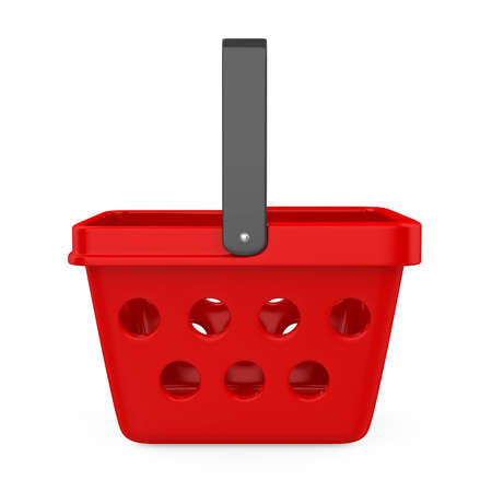 Shopping Basket Isolatedの写真素材
