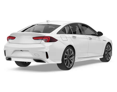 Sedan Car Isolatedの写真素材