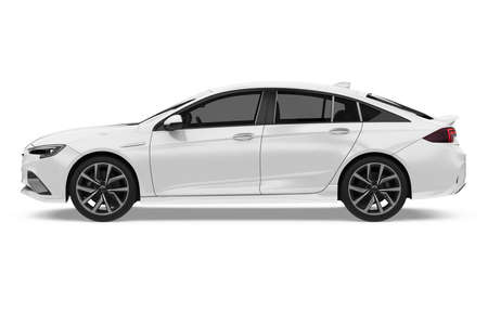 Sedan Car Isolatedの写真素材