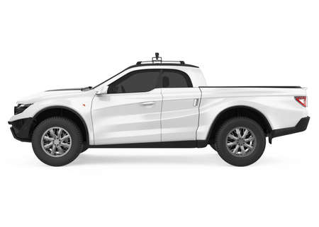 Pickup Truck Isolatedの写真素材