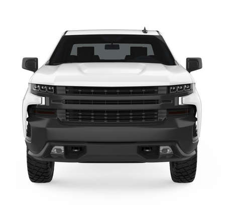 Pickup Truck Isolatedの写真素材