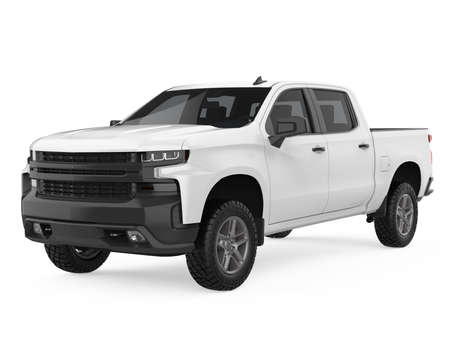 Pickup Truck Isolatedの写真素材