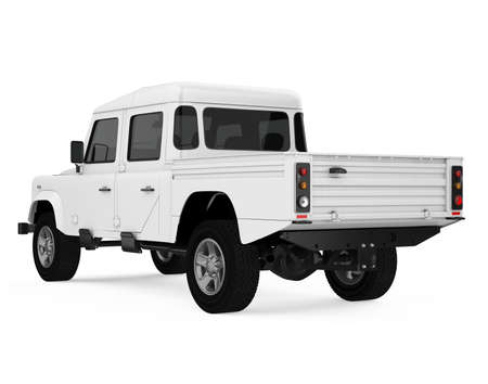 Pickup Truck Isolatedの写真素材