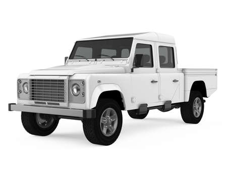 Pickup Truck Isolatedの写真素材